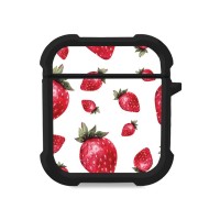 Θήκη Σιλικόνης Sonique Fruit Series για AirPods 1/2 Φράουλα 01