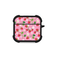 Θήκη Σιλικόνης Sonique Fruit Series για AirPods 4 Φράουλα