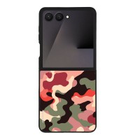 Θήκη Sonique Camouflage Army Series για Samsung Galaxy Z Flip 7 Κόκκινο