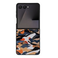 Θήκη Sonique Camouflage Army Series για Samsung Galaxy Z Flip 7 Πορτοκαλί