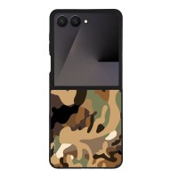 Θήκη Sonique Camouflage Army Series για Samsung Galaxy Z Flip 7 Καφέ