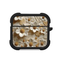 Θήκη Σιλικόνης Sonique 3D Flower Series για AirPods 3 Λευκό