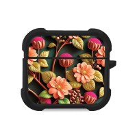 Θήκη Σιλικόνης Sonique 3D Flower Series για AirPods 3 Σομόν