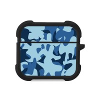 Θήκη Σιλικόνης Sonique Camouflage Army Series για AirPods 3 Μπλε