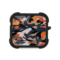 Θήκη Σιλικόνης Sonique Camouflage Army Series για AirPods 3 Πορτοκαλί