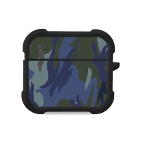 Θήκη Σιλικόνης Sonique Camouflage Army Series για AirPods 3 Μπλε 01