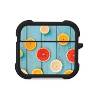 Θήκη Σιλικόνης Sonique Fruit Series για AirPods 3 Γκρέιπφρουτ