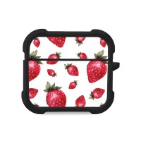 Θήκη Σιλικόνης Sonique Fruit Series για AirPods 3 Φράουλα 01