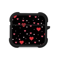 Θήκη Σιλικόνης Sonique Heart Series για AirPods 3 Μαύρο