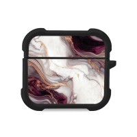 Θήκη Σιλικόνης Sonique Marble Series για AirPods 3 Μπορντώ