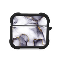 Θήκη Σιλικόνης Sonique Marble Series για AirPods 3 Μωβ Γκρι