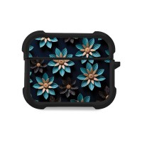 Θήκη Σιλικόνης Sonique 3D Flower Series για AirPods Pro / Pro 2 Γαλάζιο