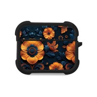 Θήκη Σιλικόνης Sonique 3D Flower Series για AirPods Pro / Pro 2 Πορτοκαλί 01
