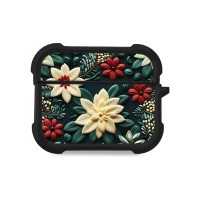 Θήκη Σιλικόνης Sonique 3D Flower Series για AirPods Pro / Pro 2 Πράσινο