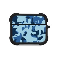 Θήκη Σιλικόνης Sonique Camouflage Army Series για AirPods Pro / Pro 2 Μπλε