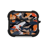 Θήκη Σιλικόνης Sonique Camouflage Army Series για AirPods Pro / Pro 2 Πορτοκαλί