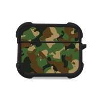 Θήκη Σιλικόνης Sonique Camouflage Army Series για AirPods Pro / Pro 2 Πράσινο