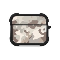 Θήκη Σιλικόνης Sonique Camouflage Army Series για AirPods Pro / Pro 2 Μπεζ