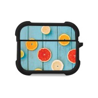 Θήκη Σιλικόνης Sonique Fruit Series για AirPods Pro / Pro 2 Γκρέιπφρουτ