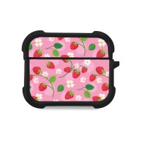 Θήκη Σιλικόνης Sonique Fruit Series για AirPods Pro / Pro 2 Φράουλα