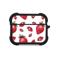 Θήκη Σιλικόνης Sonique Fruit Series για AirPods Pro / Pro 2 Φράουλα 01
