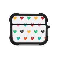 Θήκη Σιλικόνης Sonique Heart Series για AirPods Pro / Pro 2 Λευκό 02