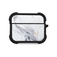 Θήκη Σιλικόνης Sonique Marble Series για AirPods Pro / Pro 2 Λευκό 02