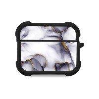 Θήκη Σιλικόνης Sonique Marble Series για AirPods Pro / Pro 2 Μωβ Γκρι