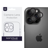 Camera Protection Sonique Glitter Lens Pro Apple iPhone 16 Pro / iPhone 16 Pro Max Black Titanium