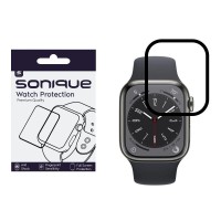 Watch Protection Sonique FlexGlass 7H Full Cover Apple Watch 7/8/9 41mm Μαύρο