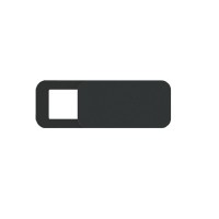 Ορθογώνιο Κάλυμμα Web Κάμερας Μαύρο