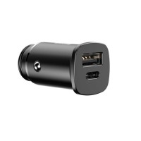 Φορτιστής Αυτοκινήτου Baseus Square PPS  PPS USB QC4.0 / USB-C PD3.0 30W Μαύρο