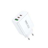 Φορτιστής REMAX Kiddy Series Fast Charge RP-U123 40W,1A+2C Λευκό