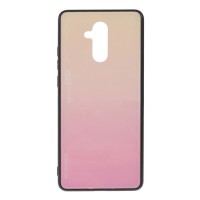 Glass Case Huawei Mate 20 Lite Κίτρινο / Ροζ