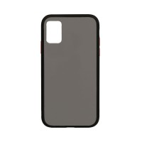 Θήκη Color Button Bumper Samsung Galaxy A71 Μαύρο
