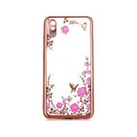 Diamond Case Xiaomi Redmi 9A / Redmi 9AT Ροζ Χρυσό