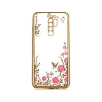Diamond Case Xiaomi Redmi 9 Χρυσό