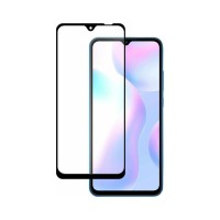 5D Full Glue 9H Tempered Glass Xiaomi Redmi 9A / Redmi 9AT Μαύρο