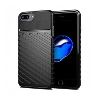 Θήκη Κινητού Thunder Case Flexible Tough Rugged Apple iPhone 7 Plus / iPhone 8 Plus Μαύρο