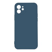 Θήκη Σιλικόνης My Colors Sonique Apple iPhone 12 Μπλε Σκούρο