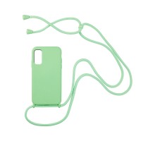 Θήκη Σιλικόνης με Κορδόνι CarryHang Sonique Samsung Galaxy S20 FE 4G/5G Πράσινο Ανοιχτό
