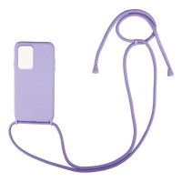 Θήκη Σιλικόνης με Κορδόνι CarryHang Sonique Xiaomi Redmi 10 / Redmi 10 2022 Λιλά