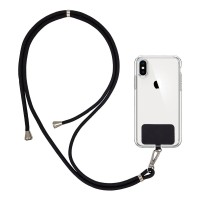 Κορδόνι Λαιμού Sonique Lanyard για Κινητά Μαύρο