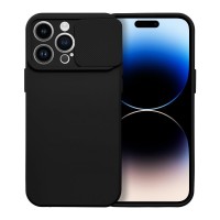 Θήκη Σιλικόνης Slide Case Apple iPhone 14 Pro Max Μαύρο