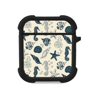 Θήκη Σιλικόνης Sonique Ocean Series για AirPods 1/2 Όστρακα