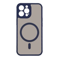 Θήκη Magnetic MagMatte Lens Sonique Apple iPhone 13 Pro Max Μπλε Σκούρο