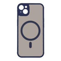 Θήκη Magnetic MagMatte Lens Sonique Apple iPhone 14 Plus Μπλε Σκούρο
