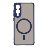 Θήκη Magnetic MagMatte Lens Sonique Samsung Galaxy S25 Edge Μπλε Σκούρο