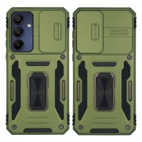 Θήκη Ring Armor CamShield Sonique για Samsung Galaxy A15 4G / Galaxy A15 5G Χακί