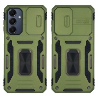 Θήκη Ring Armor CamShield Sonique για Samsung Galaxy A16 4G / Galaxy A16 5G Χακί